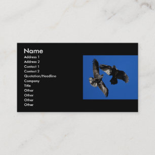 profile or business card, ravens card