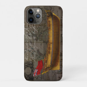 Profile Painting of Ship Jersey iPhone 11 Pro Case