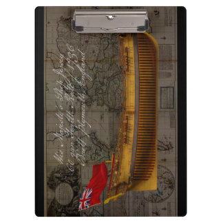 Profile Painting of Ship Jersey Clipboard