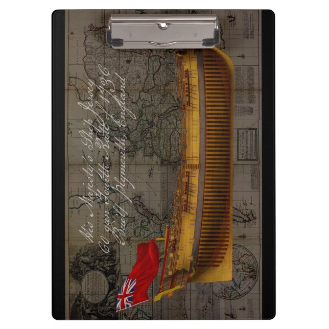 Profile Painting of Ship Jersey Clipboard (Front)