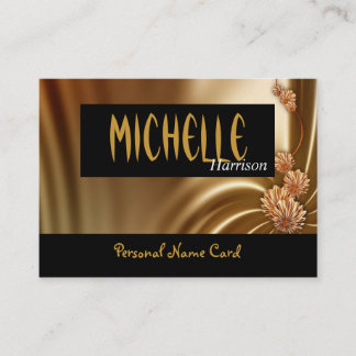Profile Personal Name Card Silk Drapes
