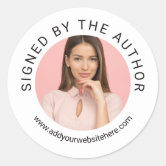 Gold Best Selling Author Classic Round Sticker | Zazzle