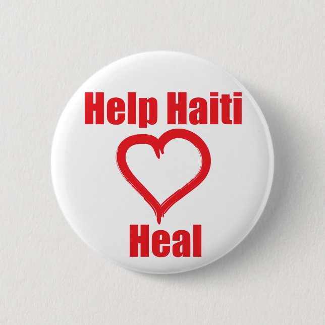 Profit to - Help Haiti Heal Button (Front)