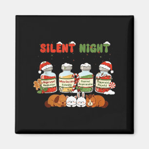 Profol Silent Night Funny Vet Tech Christmas  Magnet