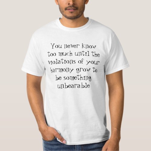 Profound Sayings T_Shirt