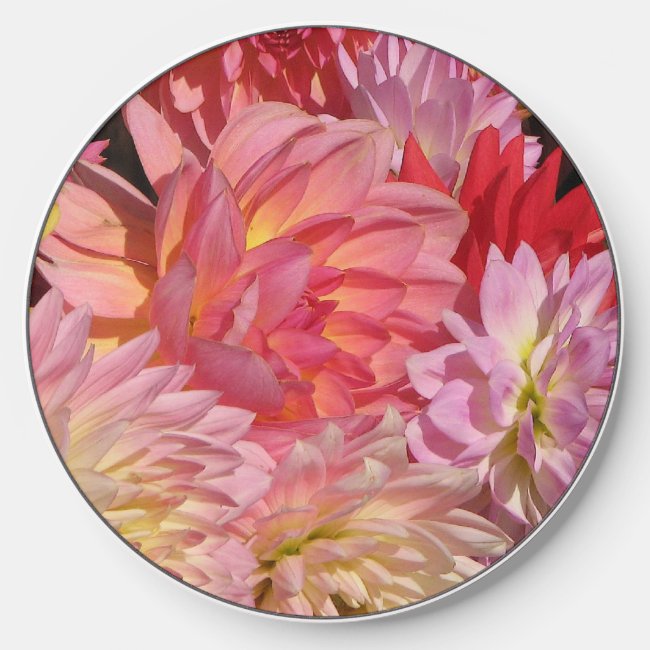 Profusion of Dahlia Petals Wireless Charger