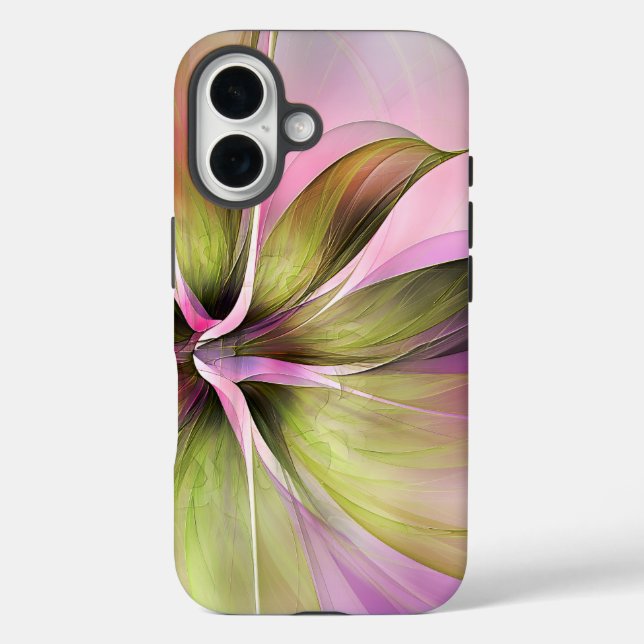 Profusion of Petals Modern Flower Phone Cover (Back)