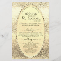 Program | Faux Gold Foil Diamonds