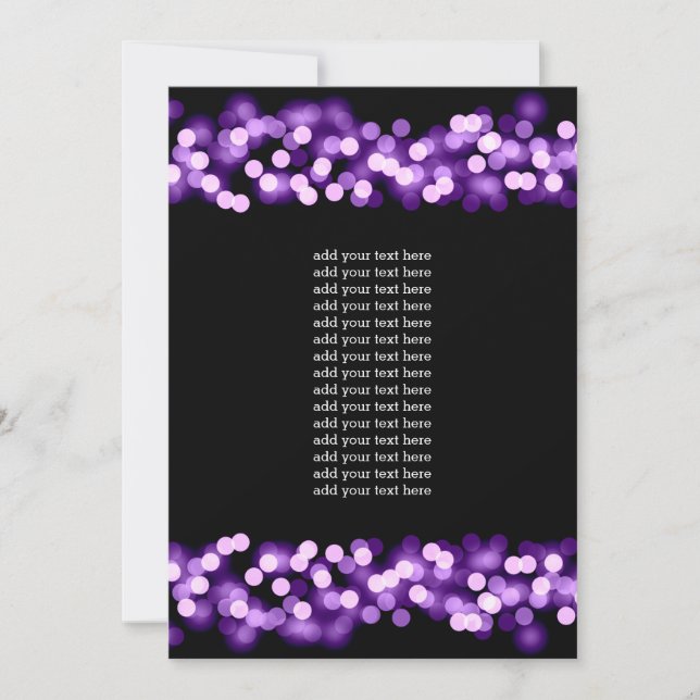 Program Insert Purple Hollywood Glam (Front)