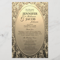 Program | Metallic Etched Gold Look