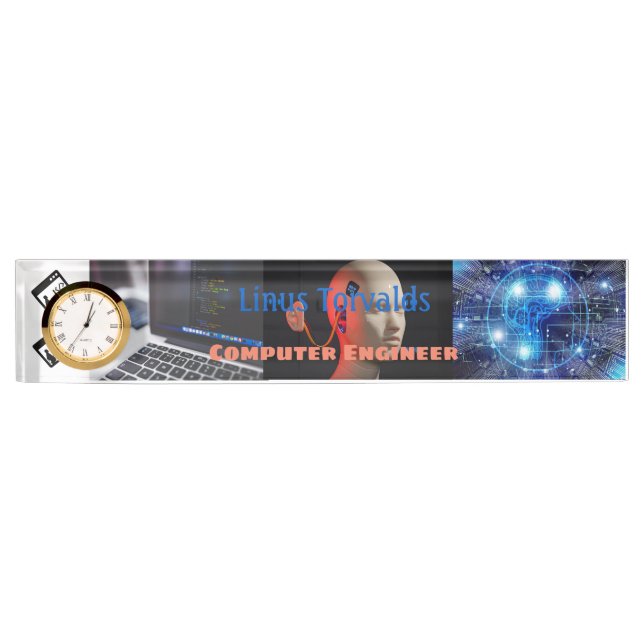Programing Language Computer Engineer  Desk Name Plate (Front)