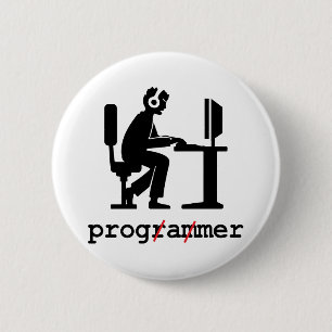 Programmer by Day, Gamer by Night Button