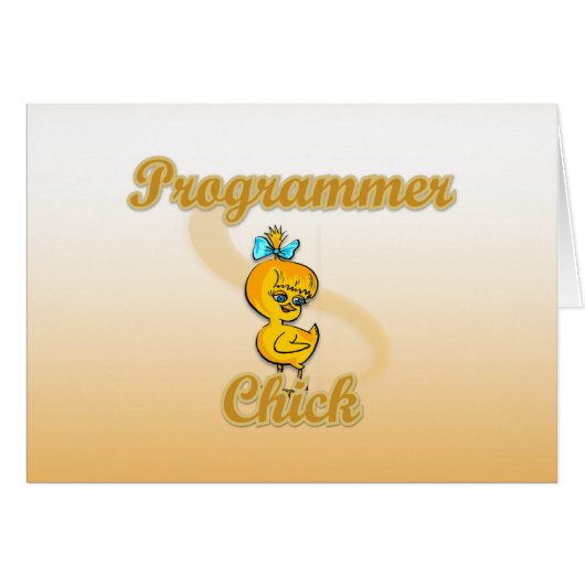 Programmer Chick (Front Horizontal)