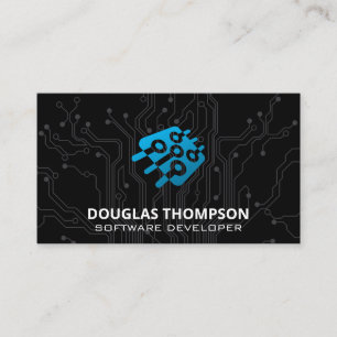 Programmer Circuit Board Microchip Business Card