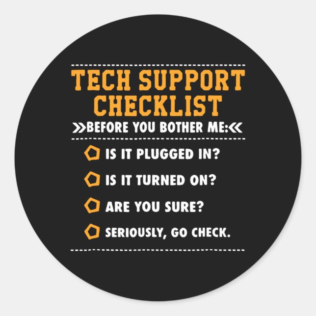 programmer classic round sticker (Front)