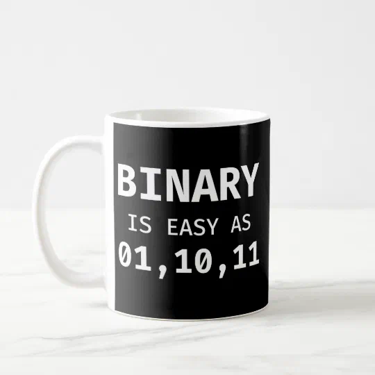 Programmer Coding Binary Is As Easy As 01 10 11 Coffee Mug