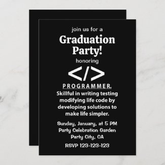 Programmer Coding Developer Programmer Graduation