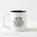 Programmer Coding Developer Programmer Two-Tone Coffee Mug | Zazzle