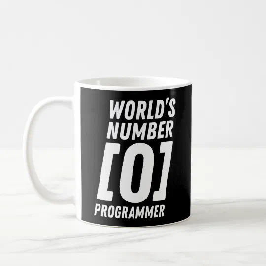 Programmer Coding World's Number 0 Programmer Coffee Mug