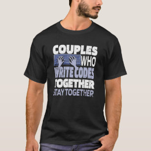Programmer Couple Programming Software Engineer C T-Shirt