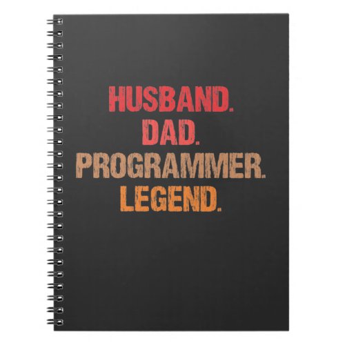 Programmer Dad IT Nerd Admin Coder Father Computer Notebook