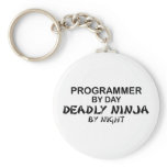 Programmer Deadly Ninja by Night Keychain