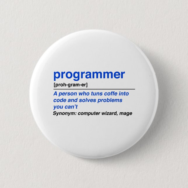 Programmer definition button (Front)