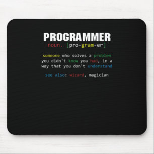 Programmer Definition Coder Programming Coding Gif Mouse Pad