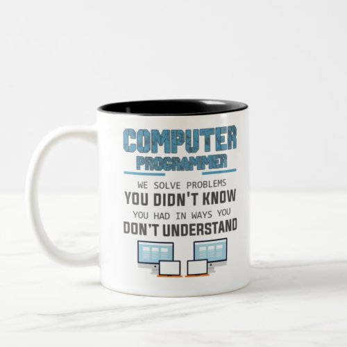 Programmer developer computer scientist gift_IXe3i Two_Tone Coffee Mug