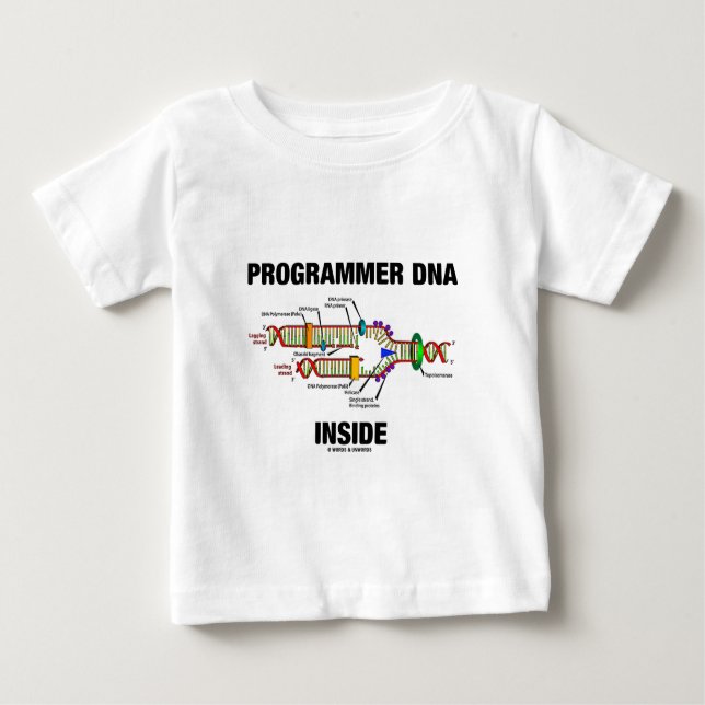 Programmer DNA Inside (DNA Replication) Baby T-Shirt (Front)