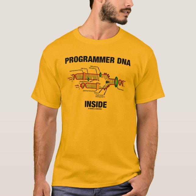 Programmer DNA Inside (DNA Replication) T-Shirt (Front)