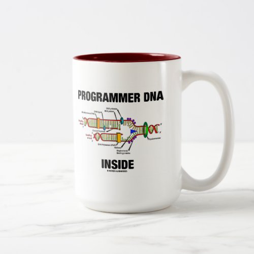 Programmer DNA Inside DNA Replication Two_Tone Coffee Mug