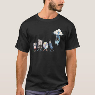 Programmer Evolution Data Storage Software Enginee T-Shirt