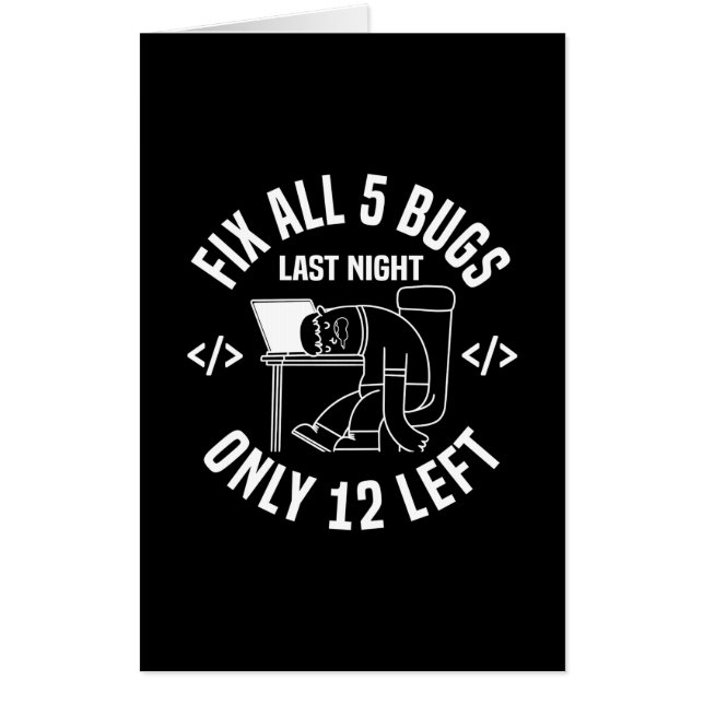 Programmer Fix All 5 Bugs Card (Front)