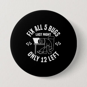 Programmer Fixes All 5 Bugs Button