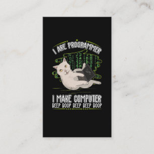 Programmer humor computer science business card