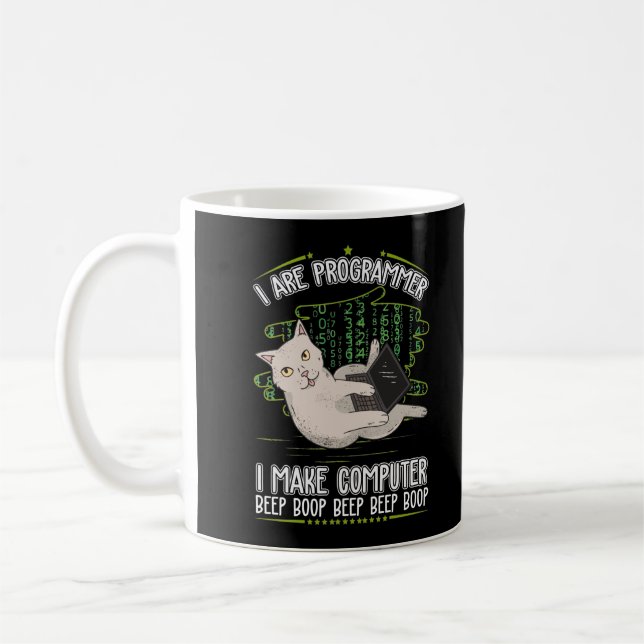 Programmer humor computer science coffee mug (Left)