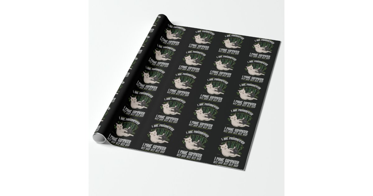 Programmer humor computer science wrapping paper Zazzle
