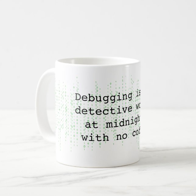 Programmer Humor Pun Coffee Mug (Front Left)