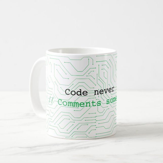Programmer Humor Pun Coffee Mug (Front Left)