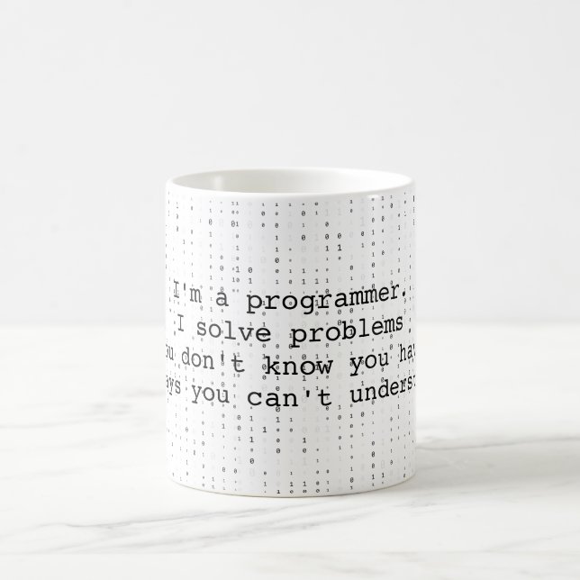 Programmer Humor Pun Coffee Mug (Center)