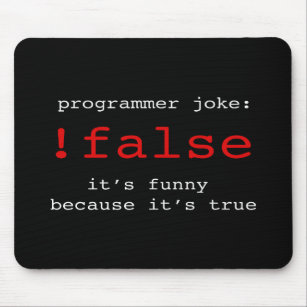 Programmer joke mouse pad