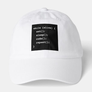 Programmer Life Cycle Loop (while loop) Hat