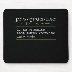 programmer loves coffee explanation mouse pad