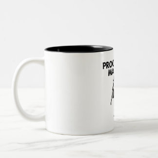 Programmer Magician for software developer Two-Tone Coffee Mug