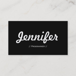 programmer business cards zazzle