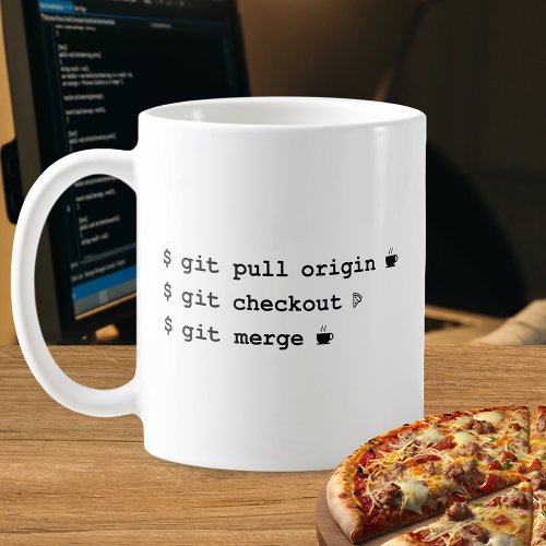 Programmer Mug _ Coffee And Pizza