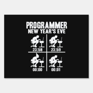 Programmer New Year's Ever Sign