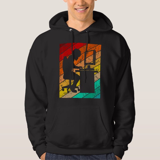 Programmer Programming Coding Debugging Computer P Hoodie (Front)