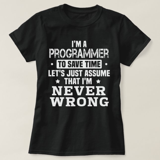 Programmer T-Shirt (Design Front)